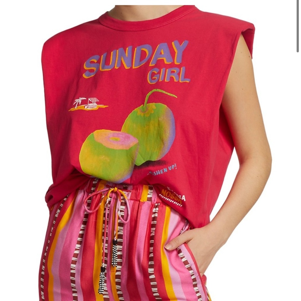 Farm Rio Sunday Girl Boxy Tee